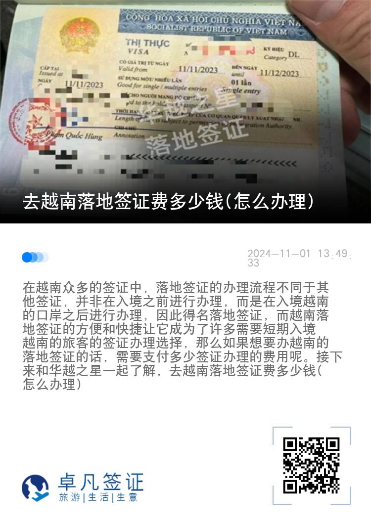 去越南落地簽證費(fèi)多少錢(qián)(怎么辦理)