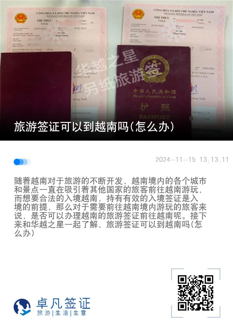 旅游簽證可以到越南嗎(怎么辦)